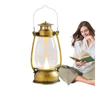 de Camping Vintage Lámpara Farol LED de luz cálida, asa | Farol retro para salón, dormitorio, boda, fiesta, decoración del hogar, decoración rústica, centros de mesa,