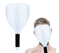 de cara genérica - ABS, 12,8 x 6,14 pulgadas Bang Baffle no Irritating y Durable | Hands-Free Hair Cutting Shield, Salon Styling Guard For Home, Barber Shop, And Personal Grooming