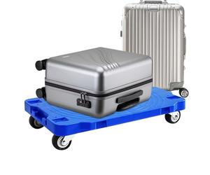 de Carga Plegable - de Mano expandible de Capacidad de 220 Libras, baúl de Transporte Resistente con Ruedas, transportador utilitario telescópico | portátil Extra Grande para almacén