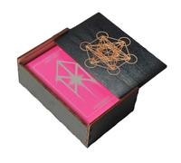 de cartas de tarot de madera, de baratijas de madera Tapa Corredera Pequeña
