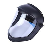 de casco de protección facial con visera protección de protección UV protección ojos de molienda de seguridad, diseñado, Máscara doble diadema