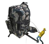 de Cebo de un Solo Hombro, Paquete de Cintura para con Mosca, de Impermeable, Saco de, Equipo de Duradero, Mochila Multifuncional, Paquete de Almacenamiento para