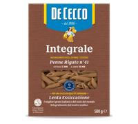 5 Pasta de Cecco Penne rigate integrali n. 41 Whole Wheat Grain Italian Pasta 500 g 100% Italian