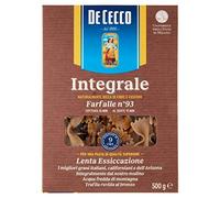 Pasta De Cecco Farfalle integrali n. 93 fideos italianos integrales 500 g
