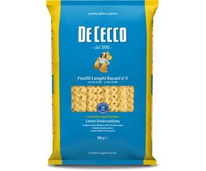 De Cecco - Fusilos largos para la colada, pasta de semillas de trigo duro - 4 unidades de 500 g [2 kg]
