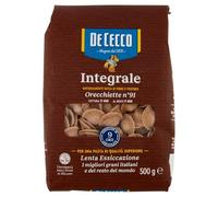 De Cecco Orecchiette Italian Whole Wheat (Integrale) Pasta No. 91. 500g