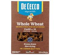 De Cecco Pasta Fusilli - Pasta de trigo integral, 375.6 g