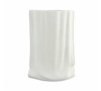 de Cerámica Minimalista | Florero Decorativo con Esmalte de Copo de Nieve | Ideal para Flores Secas o Naturales, Decoración , y Mesas de Comedor