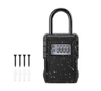 de Cerradura de combinación, Fuerte con Llave | Casillero Seguro con código de 4 dígitos, de Bloqueo de combinación de Pared extraíble de 12x8.9 cm/4.72x3.5 Pulgadas, Seguro