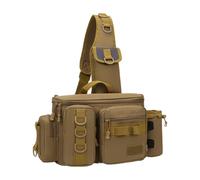 de Cintura de Pesca, de Cintura de Pesca con Mosca Bolsa Ligera Resistente | Portaequipajes Bolsa de pesca con mosca, bolsa de cadera con hebilla de liberación rápida, transpirable, multib Pequeño B