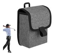 De Cintura para Golf, De Almacenamiento Portátil, Estuche De Transporte A Prueba De Golpes De 12x6 Cm | Organizador Protector De Tela De Copo De Nieve, Cinturón Compacto con Diseño De CR