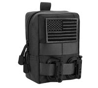 de cinturón, portátil Fanny Pack para Mujeres y Hombres, Hunting, Fishing, Hiking, Running, and Other Outdoor Activities, Nylon Material, Lightweight, Negro, Se référer au descriptif, Consulte