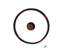 de círculos de práctica - Indicador verde brillante, accesorios de entrenamiento de diversas formas | Entrenador de putting y descamación para una precisión de precisión, mejora