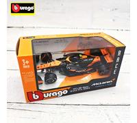 de Coche de Aleación Bburago 1:43 2024 F1 Mclaren MCL38 Miami #4 y #81, Juguete de Colección, Regalo