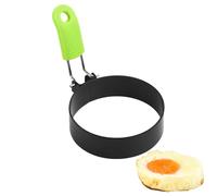 de cocina de huevo: de desayuno circular plegable, moldes para huevos de panqueques para sartén | Herramienta para un sándwich de tortilla impecable | TIENE
