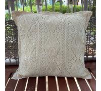 de cojín de croché, 1 pieza, de almohada decorativa para sofá, de almohada para , de cojín decorativo o lumbar, sin relleno
