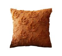 de cojín de Hoja de Arce - de Felpa Suave 45 x 45 cm para decoración de otoño y Acción de Gracias, Lavable, Ideal para sofá, Silla, Dormitorio, Sala de Estar, Oficina en casa o área de