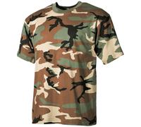 De Combate Estadounidenses Estilo Militar Superior Ejército Caza Woodland Camo T