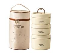 de comida para el trabajo,Acero inoxidable impermeable con de almacenamiento | Set de cajas de comidas isotérmicas portátiles,Para hombres mujeres oficina dormitorio trabajo viaje camping