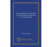 De compositione et fontibus Ciceronis librorum qui sunt De natura deorum