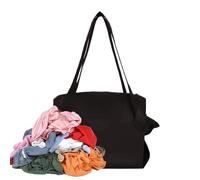 De Compras - Tejido Oxford, Colores: Marrón Claro, Negro, Resistente, De Larga Duración | Relieve Uniforme, Bolsas De Compra Plegables, Organizador Perr Maletero Perr Laa Compra Quoti