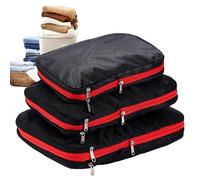 de Compresión para Viaje - 3 Piezas Bolsas Impermeables de Gran Capacidad - Organizadores de Maleta,Para Adultos Hombre Mujer Viaje Interior Exterior Negocios Ropa y Equipaje