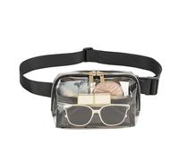 de Concierto Transparente, riñonera para Correr para Mujer | Riñonera Deportiva Impermeable - Outdoor Fashion Travel Pack Hombre Mujer Running Pack, Negro 1, verwijzen naar de beschrijving