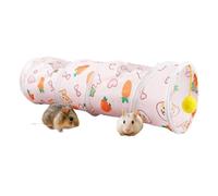 de conejito | Tubos de ejercicio para mascotas pequeñas | Túneles | Túneles plegables de conejo, juguete interactivo con pelota de juego para conejos, hurón, hámster, chinchilla, erizo