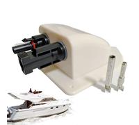 De Conexiones Fotovoltaica - Carcasa De Doble Entrada De Cable Conector De Panel Solar Impermeable ABS De 12x9,5x4 Cm, Dispositivo De Protección Contra Cortocircuitos | Prensaestopas Confiable De