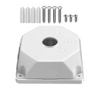 de conexiones para cámara, soporte para cámara de seguridad de cúpula de 9 cm - Organización de cables protectora para aparcamiento, escuela, exterior, pasillo, interior, apartamento o garaje