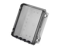 de conexiones - resistente al agua IP65 | de distribución - Clear Cover Electrical Project Enclosure - para exterior jardín paquete de 1 unidad accesorios con cerradura calidad diseño