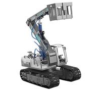 De Construcción De Ingeniería - Kit De Ensamblaje De Vehículos De Construcción, Rastreado Mecánico | De Poder Hidráulico Divertido con Piezas Duraderas, Aprendizaje