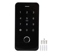 de Control de Acceso Exterior, Reconocimiento Huella Digital, Contraseña, Tarjeta NFC, App, Impermeable - 5 Métodos de Desbloqueo, Gran Capacidad, Uso Empresarial y