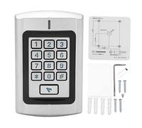 de Control de Acceso para Puertas, Kit Completo con Lector de Tarjetas IC y Teclado de Contraseña, 12V - Alta Compatibilidad, Protección IP65, Uso en Hogares y Oficinas