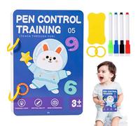 de Control de lápiz borrable - de Trabajo de Escritura para niños pequeños, de Aprendizaje de práctica de preescritura para jardín de Infantes con páginas Reutilizables para el