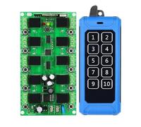 De Control Remoto Inalámbrico RF 10 Canales, 12 V CC, A, Código Aprendizaje Individual, Luz/lámpara/banda LED SeñAl Estable, Respuesta RáPida.(Set-1)