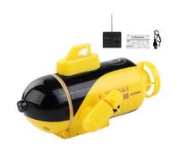 de control remoto para niños: juguete de agua RC recargable, submarino duradero | Impermeable a la luz del lago de la lago de la piscina de alta velocidad, los niños de juguete con control de bu