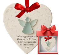 de corazón para árbol de San Valentín, manualidades románticas de cerámica, decoraciones de árbol de San Valentín de la amistad, para hermanas del alma, mejores amigas, mujeres, maestras