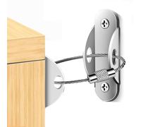 De Correas De Muebles Anti kipp - Kit De Soporte De Metal, Pared De Conexión De Seguridad | Cinturón De Seguridad De Muebles Estables Niños, Soporte Protector Para Mascotas Room Infantil, Pro