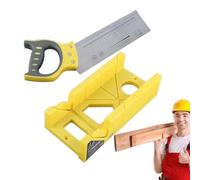 de corte angular: herramienta manual de inglete, hoja cortadora para carpintería, mango cómodo | de madera de carpintero de precisión, portabilidad sin esfuerzo, para recortar muebles DI