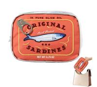 de cosméticos para sardinas en - Organizador de maquillaje de viaje, estuche estético | Estuche portátil para sombra de ojos para champú para el cuidado de la piel para viajes