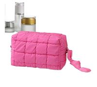 de cosméticos y tocador, Organizador Moderno, para cosméticos Acolchada, para loción, Madre, Novia, Estudiantes, Dormitorio, Camping, Citas, Rosa cálida., riferimento Alla descrizione