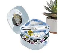 de Costura,Organizador portátil de agujas e hilos - Kit de costura manual,Mujeres, Adultas, Viajes, Manualidades, Bordados, Proyectos, Ropa, Reparación, Remiendo y Arreglos