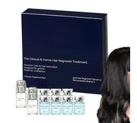 de crecimiento del cabello, 8 piezas estimulador nutritivo de raíces para un crecimiento saludable del cabello, solución de cuidado del cuero cabelludo con 2 dispositivos de microagujas para