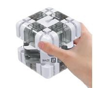De Cubo De Laberinto 3D: Juguete Cerebral De Laberint Educativo, Cubo De De Lógica Colorido, Laberinto De Bolas, Regalo De Aprendizaje De Juego Portátil Fidget |