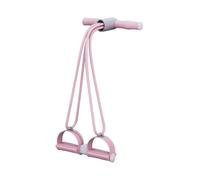 de cuerda de tensión de tubo, extractor de tobillo con pedal de tubo, pedales de pie antideslizantes, asas de agarre cómodas, equipo de fitness portátil ligero | Herramienta de entrenamiento