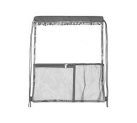 de cuerda para dibujar, de almacenamiento reutilizable, mochila ligera para dibujar cuerdas, pequeño día de viaje, gimnasio, organizador, compacta, forma aerodinámica, gris, Ver