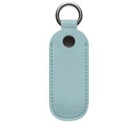 de cuero PU USB Flash Drive 9x3.2cm 12g con llavero de metal - Bolsa de almacenamiento antipérdida para U Disco, E-Token, Data Traveller, Profesor Viaje