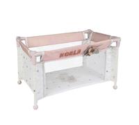 De Cuevas Toys – Cuna de viaje para muñecas Koala, blanco y rosa, individual (DEC50079)