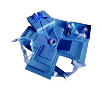 de cumpleaños explosiva, suministros creativos reutilizables de varias capas, hucha de Navidad, para cumpleaños, boda, fiesta, Acción de Gracias, vacaciones, Año Nuevo, hogar, niños, adultos